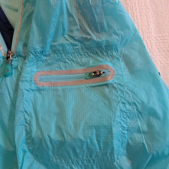 Karrimor Run X Lite women's size 12 light weight running jacket, teal VGUC - Picture 9 of 13
